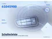 Schalterleiste FIAT Grande Punto (199) 61045900