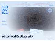 Widerstand Gebläsemotor VW Golf IV (1J) 1J0907521