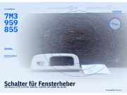 Schalter für Fensterheber VW Sharan (7M) 7M3959855