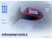 Außenspiegel rechts AUDI A4 Avant (8D, B5) RS0225402