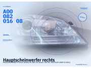 Hauptscheinwerfer rechts MERCEDES-BENZ M-Klasse (W164) A0008201608