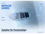 Schalter für Fensterheber NISSAN Almera Tino (V10) 80961BU4001