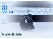 Schalter für Licht Mercedes-Benz Sprinter 3,5-t Kasten (B906) A9065450504