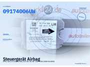 Steuergerät Airbag OPEL Astra G Coupe (T98C) 09174006UW