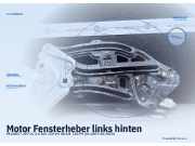 Motor Fensterheber links hinten PEUGEOT 207 CC