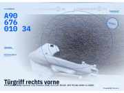 Türgriff rechts vorne MERCEDES-BENZ Sprinter 3,5t Pritsche (906) A9067601 A9067601034