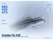 Schalter für ESP AUDI A4 (8K, B8) 8K0959673