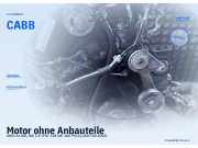 Motor ohne Anbauteile AUDI A4 (8K, B8) CABB