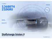 Stoßstange hinten VW Golf IV (1J) 1J6807421D GRU