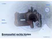 Bremssattel rechts hinten VW Polo III (6N2)