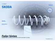 Feder hinten SKODA Fabia II (542) SKODA