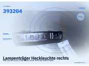 Lampenträger Heckleuchte rechts OPEL Astra G Caravan (T98) 393204