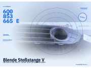 Blende Stoßstange VW Polo IV (9N, 9A) 6Q0853665E