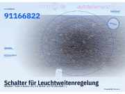 Schalter für Leuchtweitenregelung RENAULT Trafic II Kasten (FL) 91166822