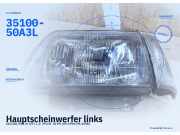 Hauptscheinwerfer links SUZUKI Alto (EF) 35100-50A3L