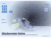 Wischermotor hinten MERCEDES-BENZ GL-Klasse (X164) A2518200042