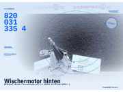 Wischermotor hinten RENAULT Modus - Grand Modus (P) 8200313354