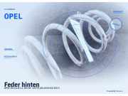 Feder hinten OPEL Meriva B OPEL