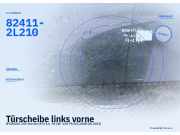 Türscheibe links vorne HYUNDAI i30 I Kombi (FD) 82411-2L210
