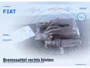 Bremssattel rechts hinten FIAT Tipo (160) FIAT