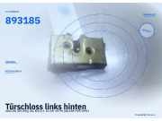 Türschloss links hinten AUDI 80 (89, 89Q, 8A, B3) 893839015A 893185