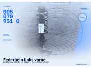 Federbein links vorne LANCIA Musa (350) 0050711038 0050709510