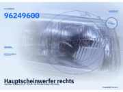 Hauptscheinwerfer rechts VW Polo III (6N1) 96249600