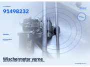 Wischermotor vorne OPEL Corsa C (X01) 91498232
