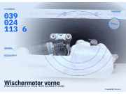 Wischermotor vorne FORD Street Ka (RL2) 0390241136