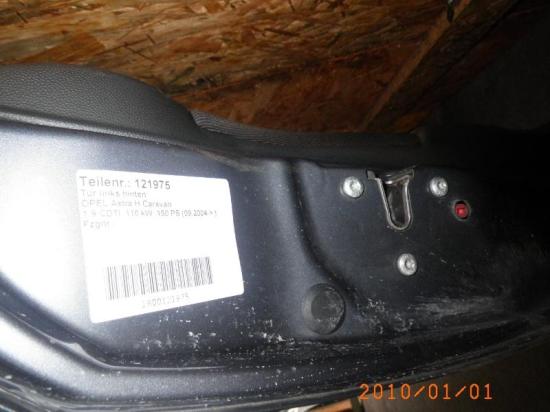 Tür links hinten OPEL Astra H Caravan Bild Tür links hinten OPEL Astra H Caravan