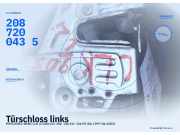 Türschloss links MERCEDES-BENZ CLK (C208) 2087200435