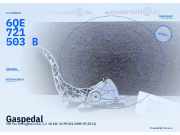 Gaspedal VW Fox Schrägheck (5Z) 6QE721503B