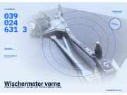 Wischermotor vorne VOLVO 480 (482) 0390246313