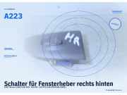 Schalter für Fensterheber rechts hinten FIAT Brava (182) A223
