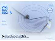 Fensterheber rechts VW Transporter T2 Bus 251 837 502A