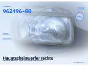Hauptscheinwerfer rechts VW Polo III (6N1) 962496-00