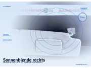 Sonnenblende rechts VW Golf III (1H)