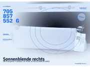 Sonnenblende rechts VW Transporter T4 Kasten 705857552G