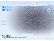 Display TOYOTA Verso (R2) 83950-0F090