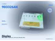 Display OPEL Kadett E 90332644