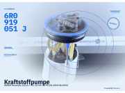 Kraftstoffpumpe SKODA Roomster (5J) 6R0919051J