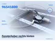 Fensterheber rechts hinten CHEVROLET Kalos 96541800