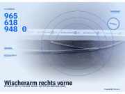 Wischerarm rechts vorne PEUGEOT 307 CC 9656189480