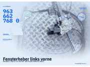 Fensterheber links vorne PEUGEOT 206 CC 9636627680