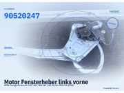 Motor Fensterheber links vorne OPEL Omega B Caravan 90520247