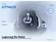 Lagerung für Motor BMW 5er Touring (E61) 6774619
