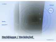 Heckklappe / Heckdeckel MERCEDES-BENZ 190 (W201) Schwarz