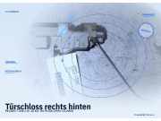 Türschloss rechts hinten PEUGEOT 306