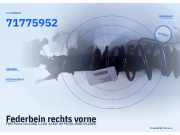 Federbein rechts vorne FIAT Punto Van (188) 71775952