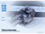 Vakuumpumpe VW Touran (1T1, 1T2) 038145209